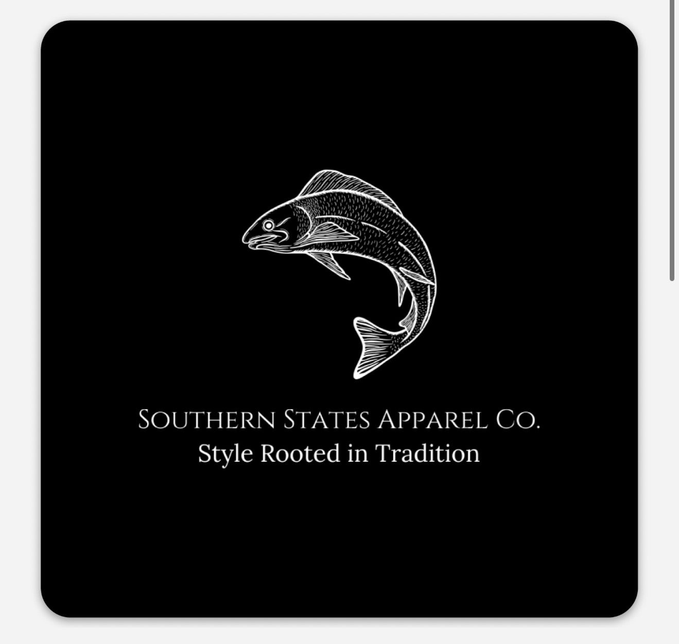 Southern States Apparel Co. Decal