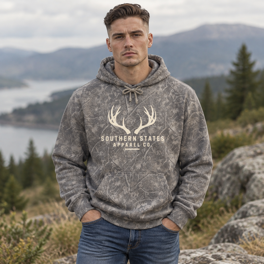 Southern States Camo Antler Hoodie