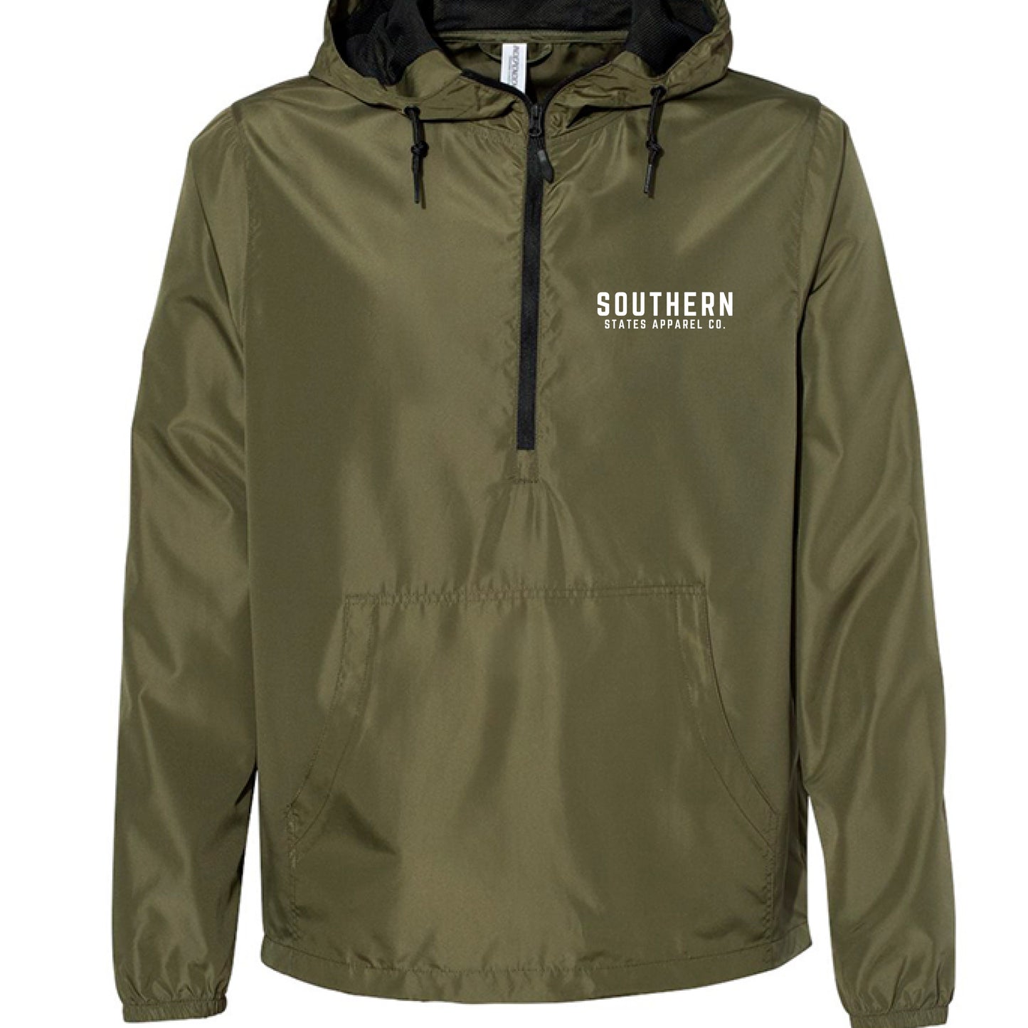 Army/ Black Zipper - FRONT